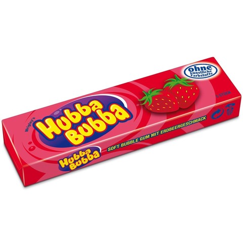 Жевательная резинка Hubba Bubba клубника 40 гр