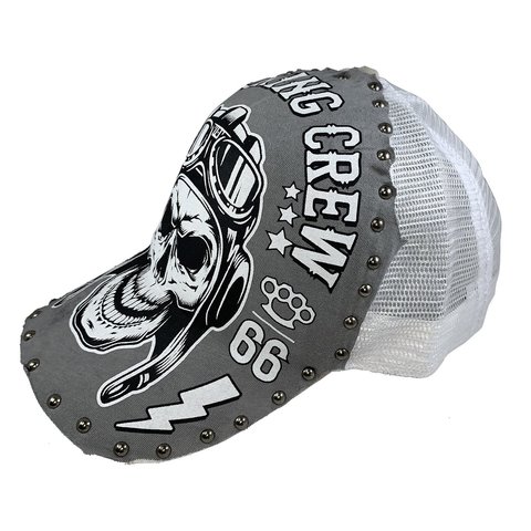 Rush Couture | Бейсболка мужская WRECKING CREW SNAP HAT Grey RC157 левый бок