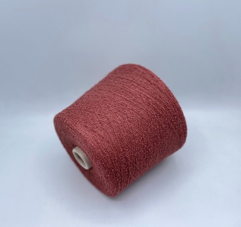 Pecci Filati (пр.Италия),art-Gazzosa 1500м/100гр, 74% Хлопок, 26% Полиамид, цвет-Терракот. арт-32649