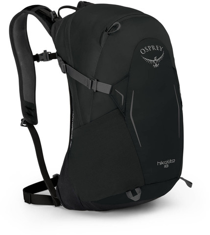 Картинка рюкзак туристический Osprey Hikelite 18 Black - 1