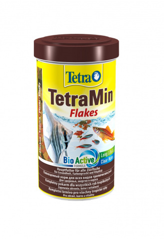 TetraMin корм для всех видов рыб в виде хлопьев 1л