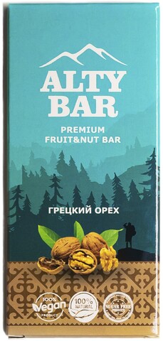 «Батончики фруктово-ореховые Altybar», набор продуктов №108 «Живи без сахара», 14 батончиков