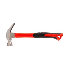 10456 Молоток-гвоздодер 450 г, ''optimal'', фибергласовая обрезиненная рукоятка  Matrix