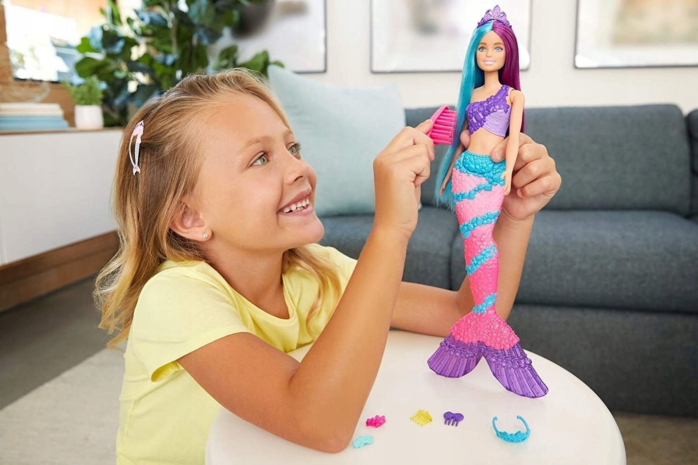 Кукла Barbie Mattel Барби Dreamtopia Mermaid Русалка с длинными волосами  GTF39 купить в Москве | Доставка по России.