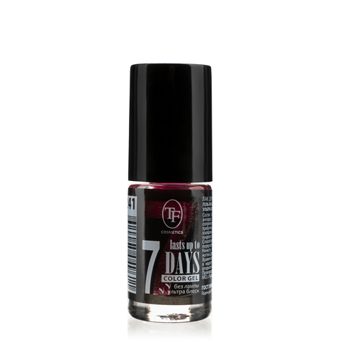 TF Лак для ногтей COLOR GEL тон 241 Wine/Винный 8мл