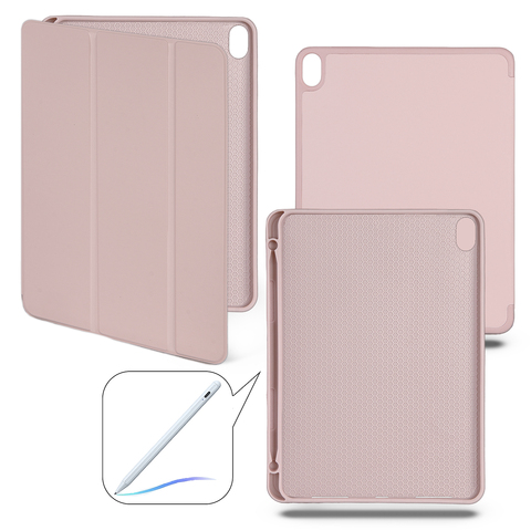 Чехол книжка-подставка Smart Case Pensil со слотом для стилуса для iPad 10 (10.9") - 2022 (Розовый песок / Pink Sand)