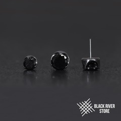 Flat Cubic Zirconia Black Б/Р