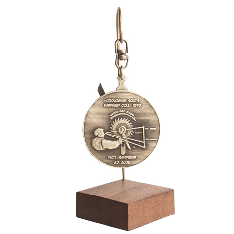 Миниатюрные ночные часы 13см Hemisferium Miniature Nocturnal Dial бронза