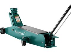 KRAFTOOL HIGH-LIFT, 10 т, 160 - 560 мм, для тяжелой техники, подкатной домкрат (43455-10)