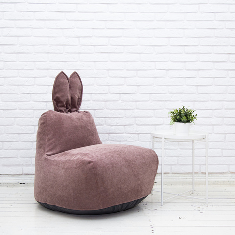 Кролик M микровельвет (коричневый)