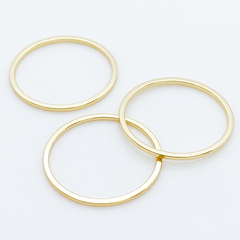 Коннектор Круг, цвет золото, размер 20 мм, цена за 1 шт