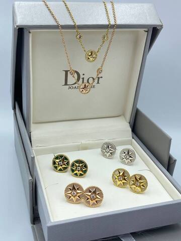 Серьги Dior vgold