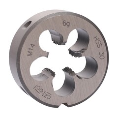 Плашка М14х2,0 DINEN22568 HSS 6g 38х14мм (Стружколом) Bucovice(CzTool) 270140