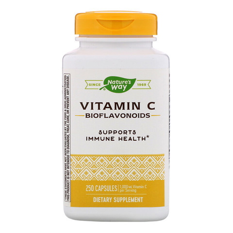 Nature's Way, Vitamin C Bioflavonoids, 1,000 mg, 250 Capsules