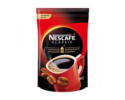 купить Кофе растворимый Nescafe Classic с добавлением молотой арабики, 150 г