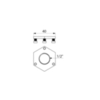 Delabie 826315 Контргайка F1/2", 3 винта и розетка F1/2" В.4
