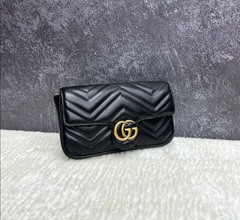 Мини-сумка Gucci GG Marmont черный