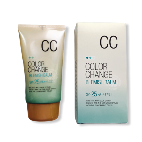 WELCOS Lotus Color Change CC cream Blemish Balm SPF25 PA++ 50ml