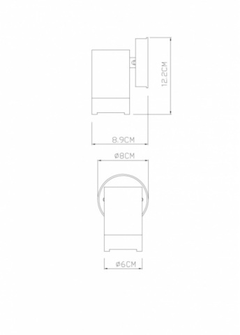 Уличный настенный светильник Arte Lamp ATLAS A3503AL-1WH