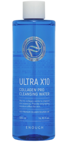 Enough Ultra X10 Cleansing Water Вода очищающая для лица с морским коллагеном