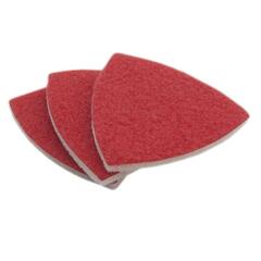 Насадка для МФИ ПРАКТИКА абразивный войлок, БЕЗ отверстий, дельта 93 мм, 3 шт (240-485)