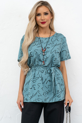 Блузка Элиза (полынь) Б11-253/7 Nikol