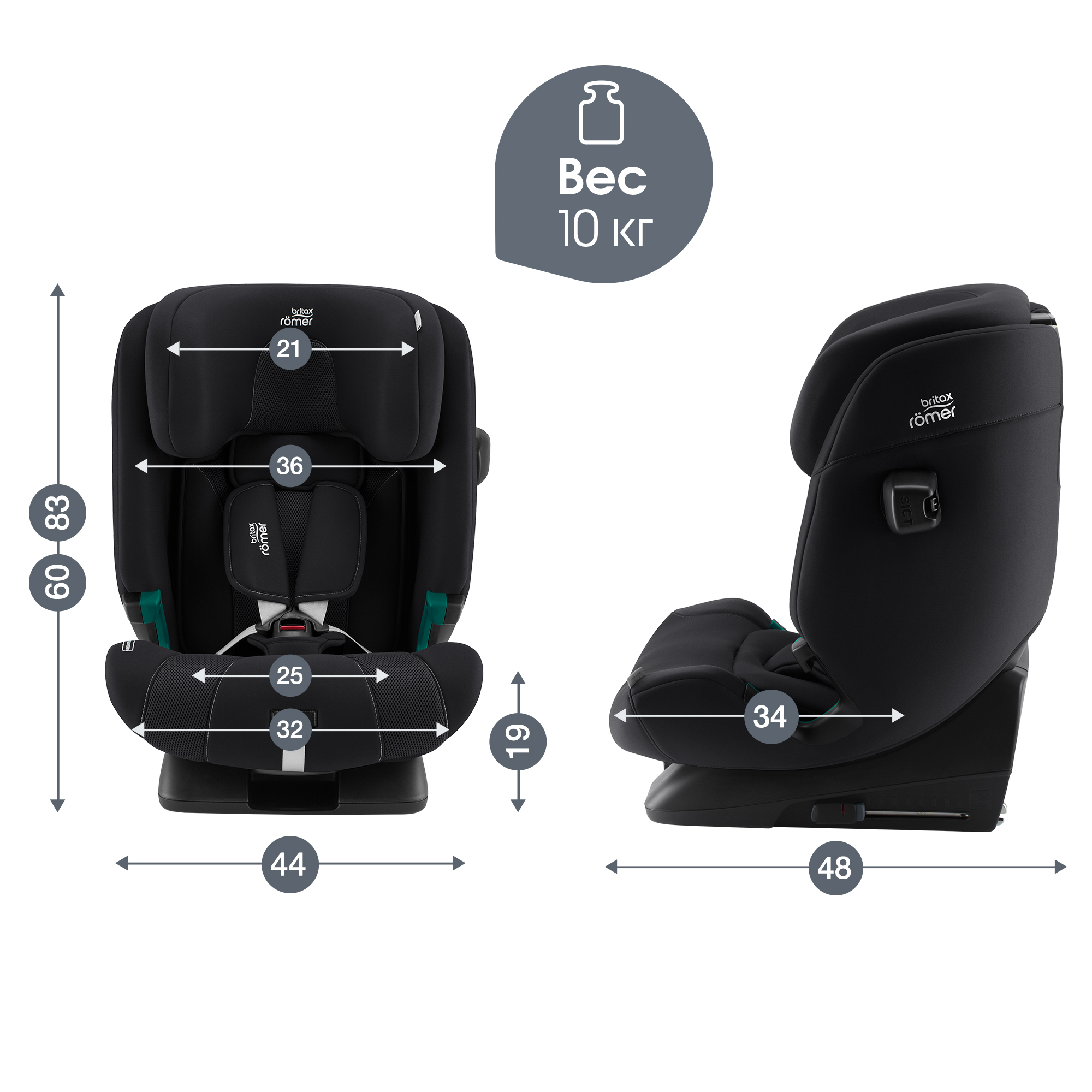 Britax Roemer ADVANSAFIX PRO, Galaxy Black