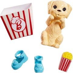 Барби Челси с щенком и тележкой попкорна