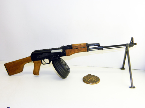 Machinegun RPK74 scale 1:4