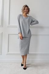 Свитер свободного кроя, 11.06.026.03.А255/50-52 Look Like Cat (Акция)