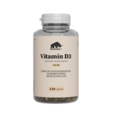 Витамин Д3 600 МЕ, Vitamin D3 600 IU, Prime Kraft,  120 желатиновых капсул 1