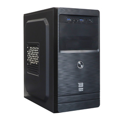 Корпус BaseTech M3407, Без БП, mATX, чёрный, 2xUSB3 (BT-M3407-B)