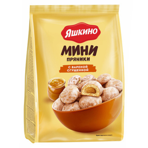 Мини пряники с вареной сгущенкой 300г