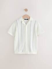 Кардиган с коротким рукавом для мальчика Next AA8-958, Светло-бежевый