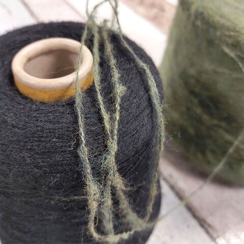 Смесовка с шерстью LAGOPOLANE / CANDIDO 950 зеленый