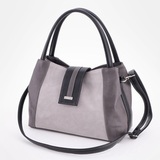 Сумка Саломея 333 мульти итальянский серо-черный