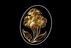 Молд Камея № 38 Цветы