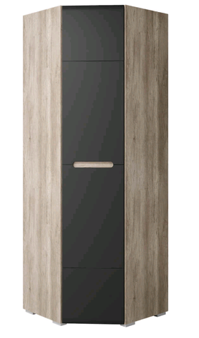 Шкаф угловой Наоми ШК-21 дуб каньон / графит