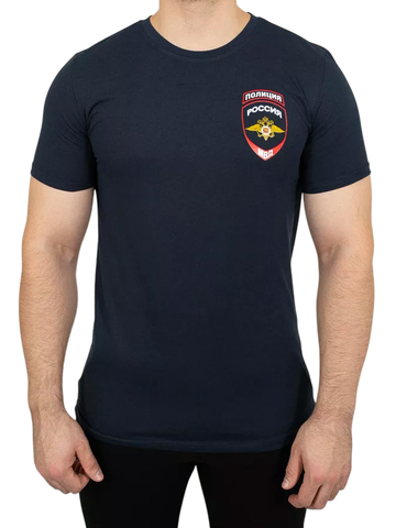 Футболка с принтом Полиция (шеврон)