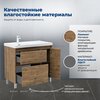 Aquanet 365925 Тумба с раковиной Nova Lite 2.0 90 L напольная цв. дуб рустикальный (365925)
