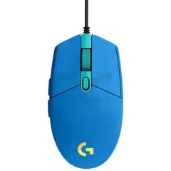 Мышь проводная игровая Logitech G102 BLUE (USB, оптическая, 8000 dpi, 6but) (910-005810)