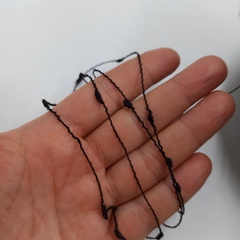 Gots Vimar фактурный меринос с шелком 520м/100гр Черный