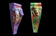Силиконовый молд № 5027 Кронштейн