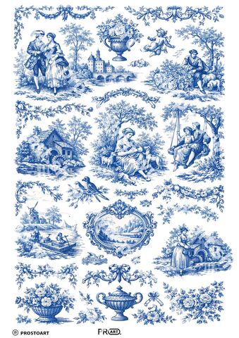 304 Пленочный трансфер декупажная карта, PROstoART