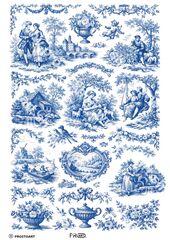 304 Пленочный трансфер декупажная карта, PROstoART