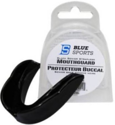 Капа BlueSports STRAPLESS MOUTHGUARD JUNIOR BLACK