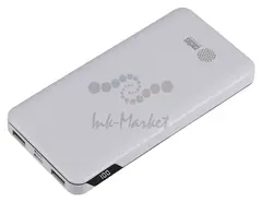 Мобильный аккумулятор Cactus CS-PBFSKT-10000_MAK 10000mAh 2.1A 2xUSB белый — фото 3