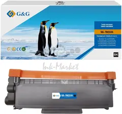 Совместимый лазерный картридж G&G GG-TN2335 (TN2335) для Brother HL-L2300DR, L2340DWR, L2340DWR, L2360DNR, L2360DNR, L2365DWR, L2365DWR, 1200 стр., черный
