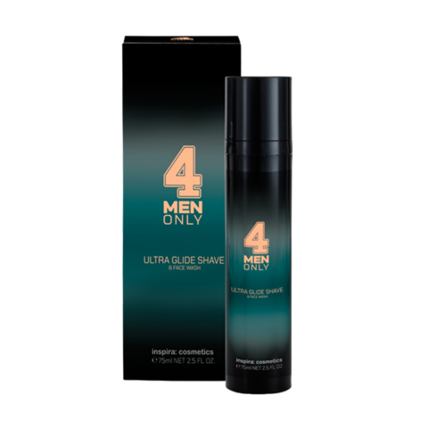 INSPIRA Ультрамягкий гель-крем для умывания и бритья 4 Men Only | Ultra Glide Shave & Face Wash