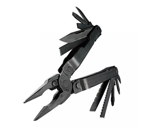 Мультитул Leatherman Super Tool 300 Black, нейлоновый чехол, 19 функций (831151) цвет чёрный | Multitool-Leatherman.Ru